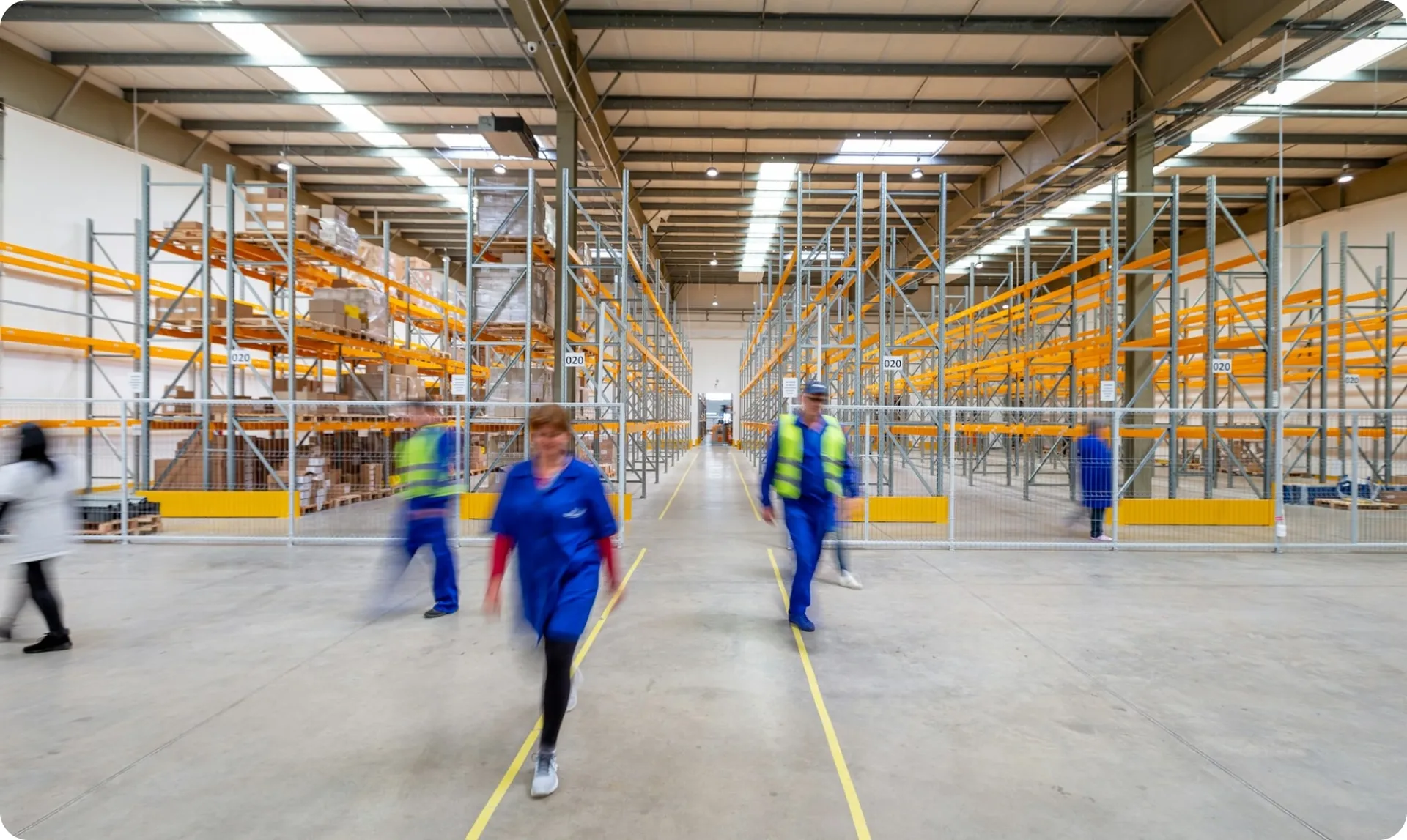 Industrial warehouse and maintenance environment