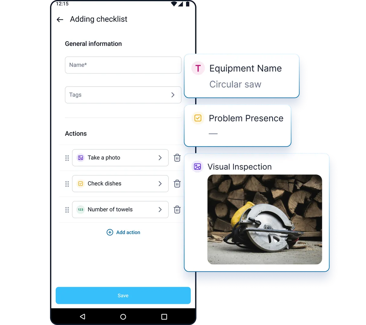 Digital inspection checklists
