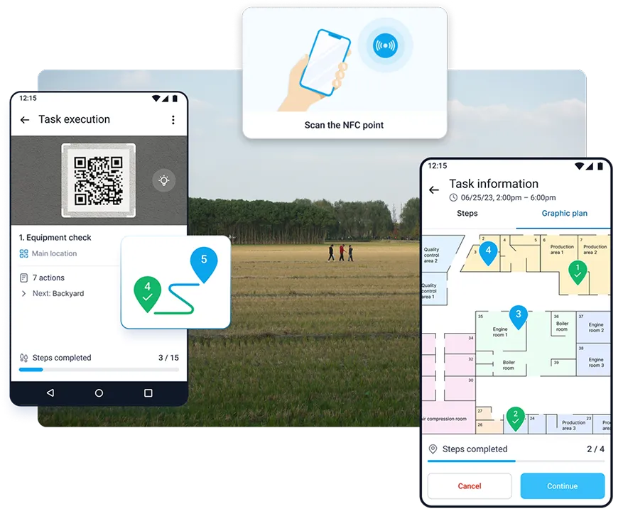 Field Service Tracking Software with GPS