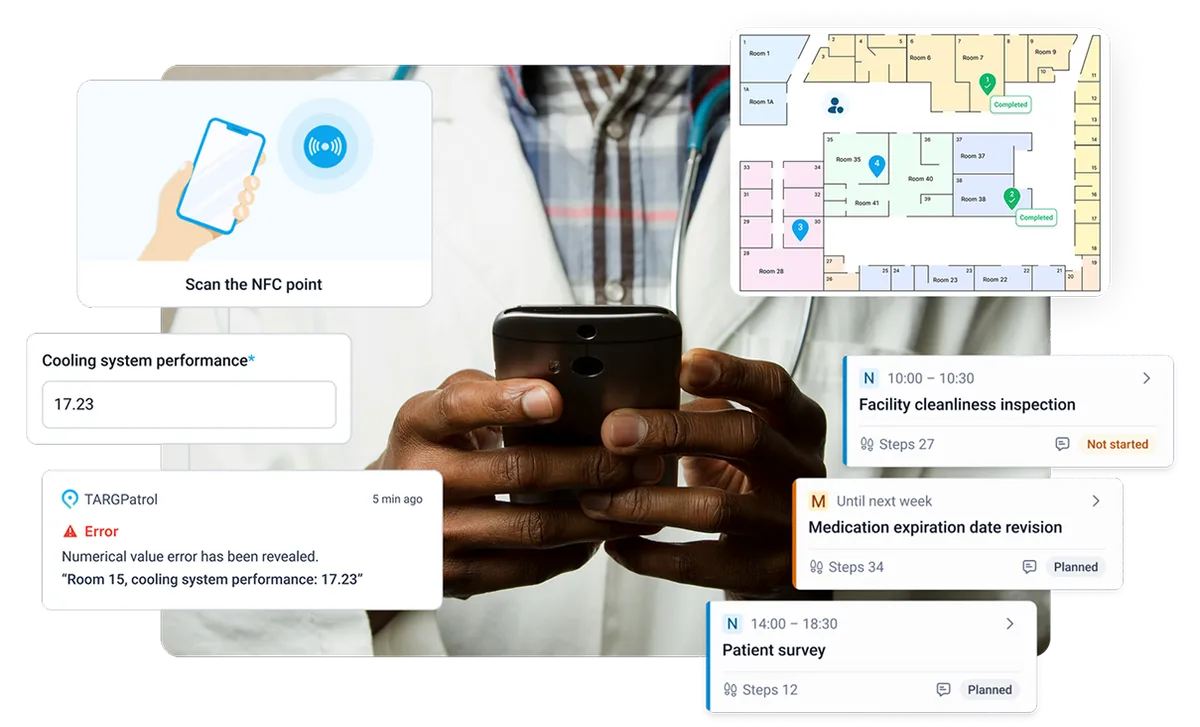 Digital Healthcare Check-In for Medical Staff