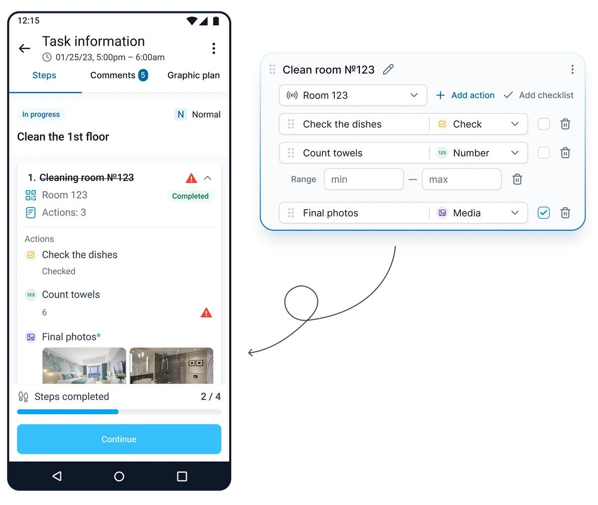 Daily Checklists with Real-Time Tracking