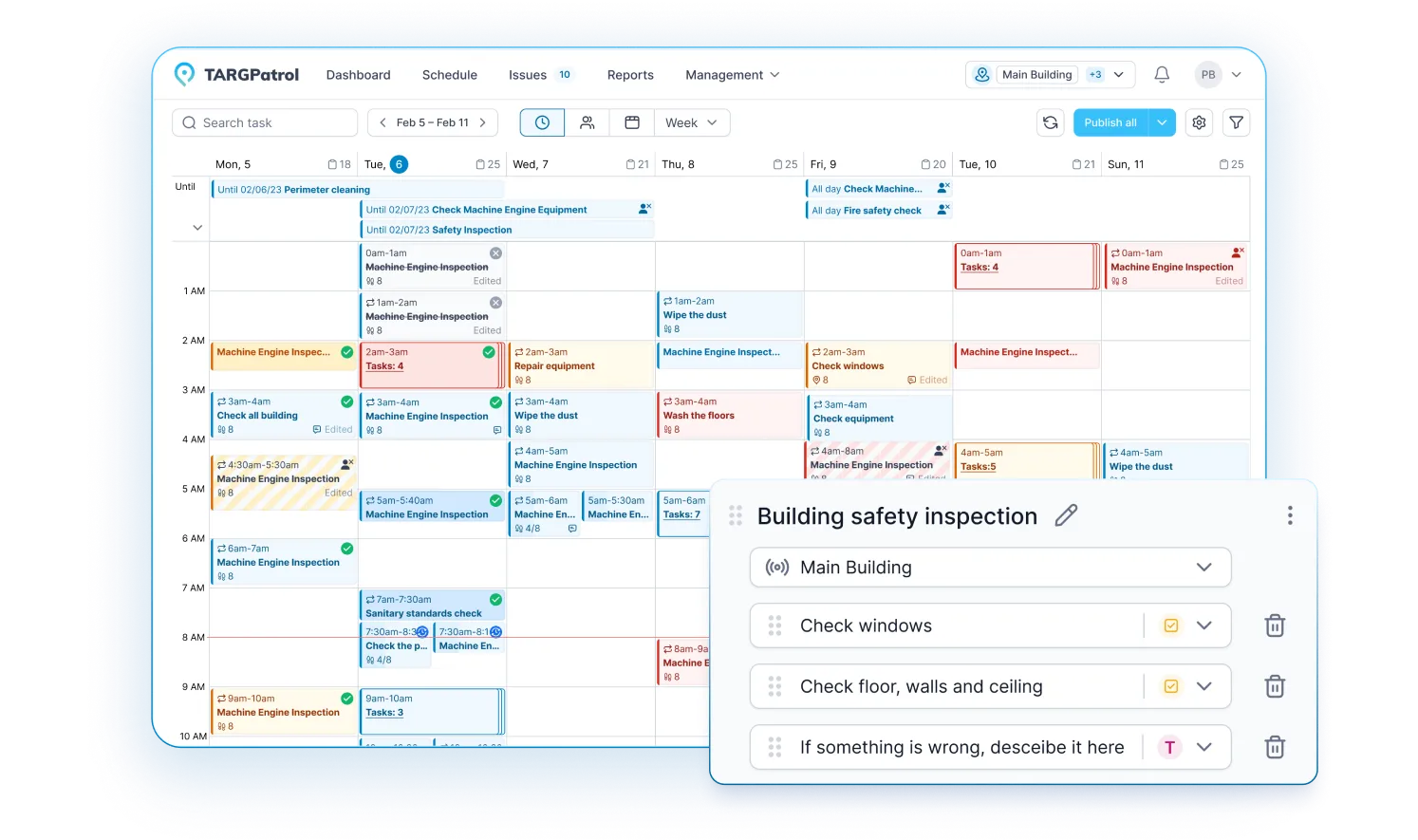 TARGPatrol inspections dashboard