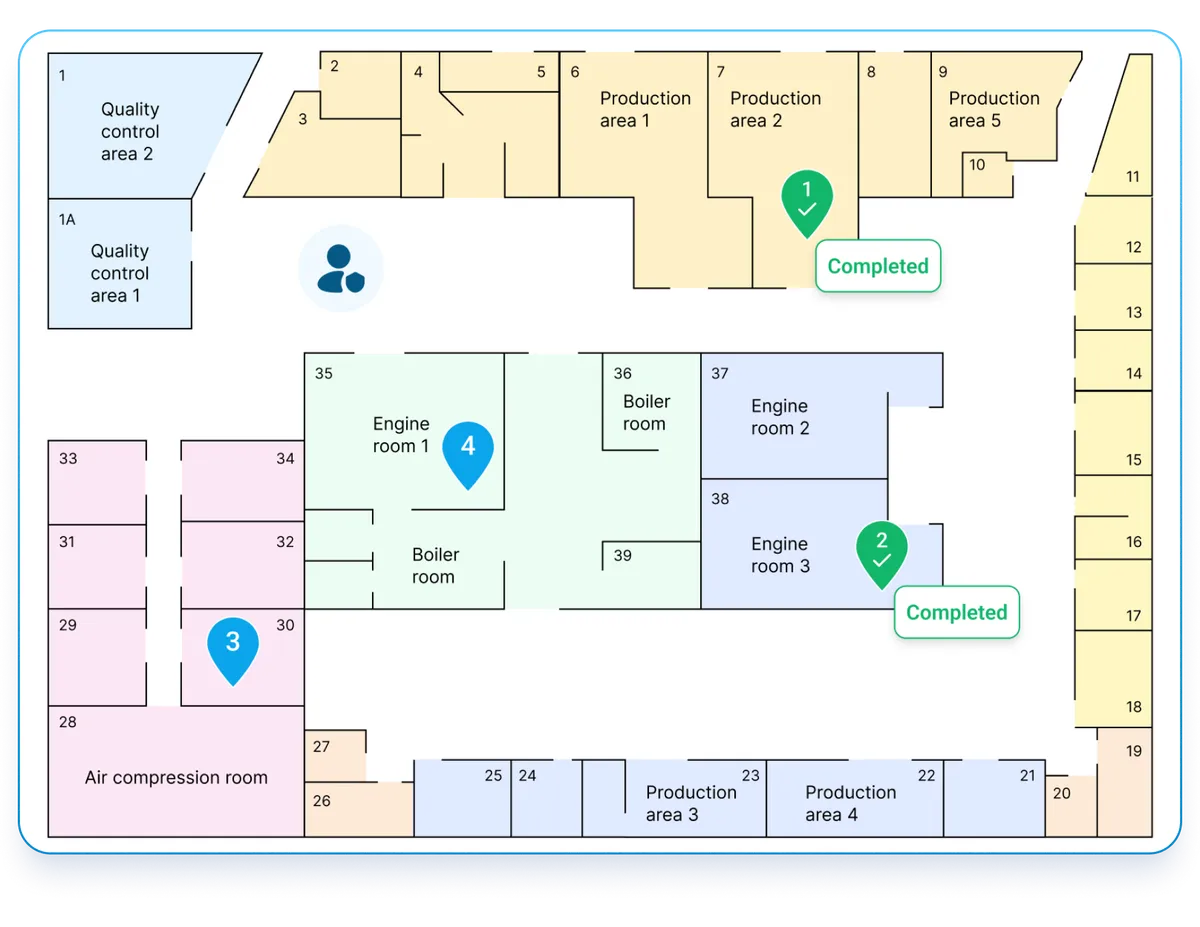 Guided Patrol Routes Management with Interactive Maps