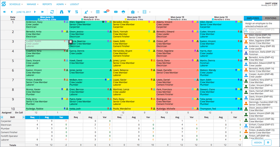 Snap Schedule