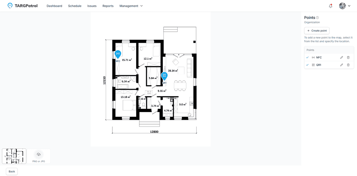 Graphic Plans in TARGPatrol